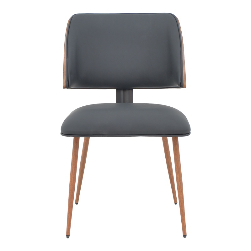 Scaun Model Ubane, Negru/Nuc, 53x62.5x85 cm - 3 | YEO