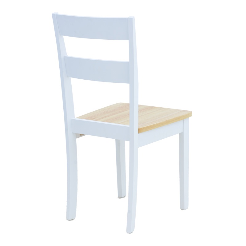 Scaun Model York, Alb/Natur, 39.5x47.5x89 cm - 1 | YEO