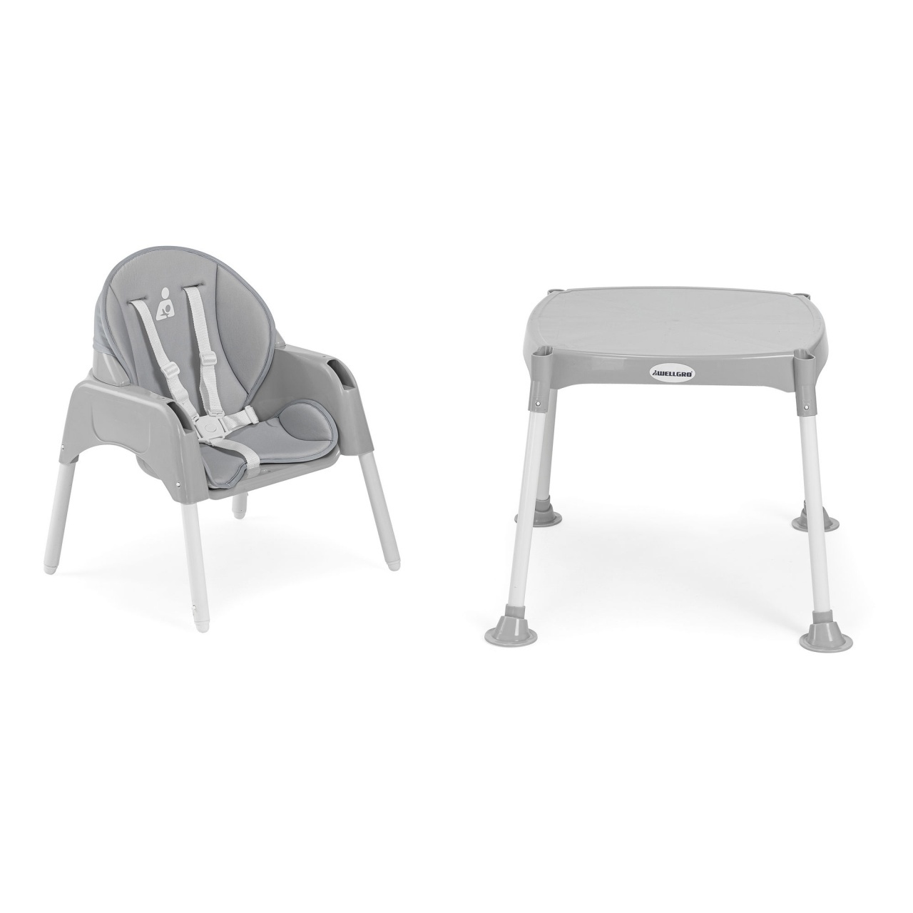 Scaun pentru bebelusi Model Bebe, Gri, 27x23x3 cm - 3 | YEO