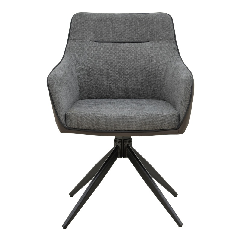 Scaun Rotativ Model Debra, Gri/Negru , 60x64x83 cm - 3 | YEO