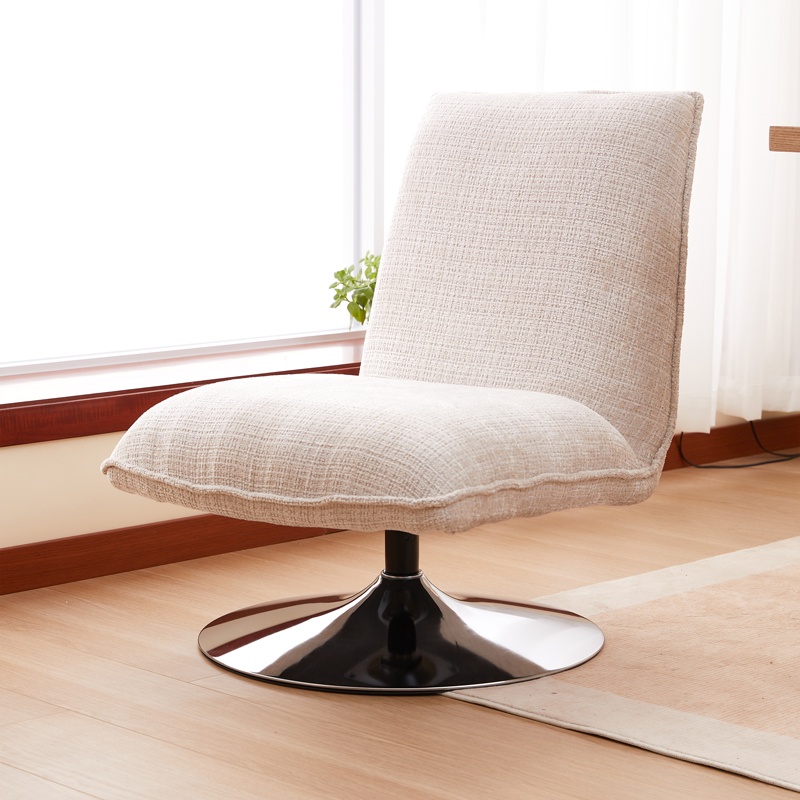 Scaun Rotativ Model Remona, Crem, 100x100x75 cm - 1 | YEO