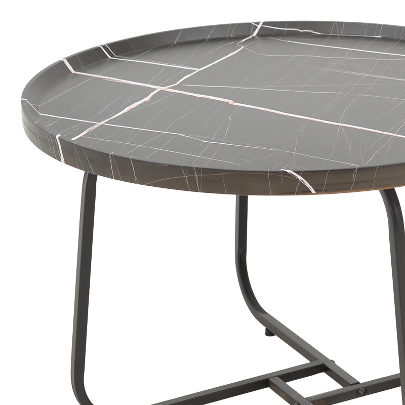Set 2 Masute de Cafea Model Crismory, Negru/Negru - 2 | YEO