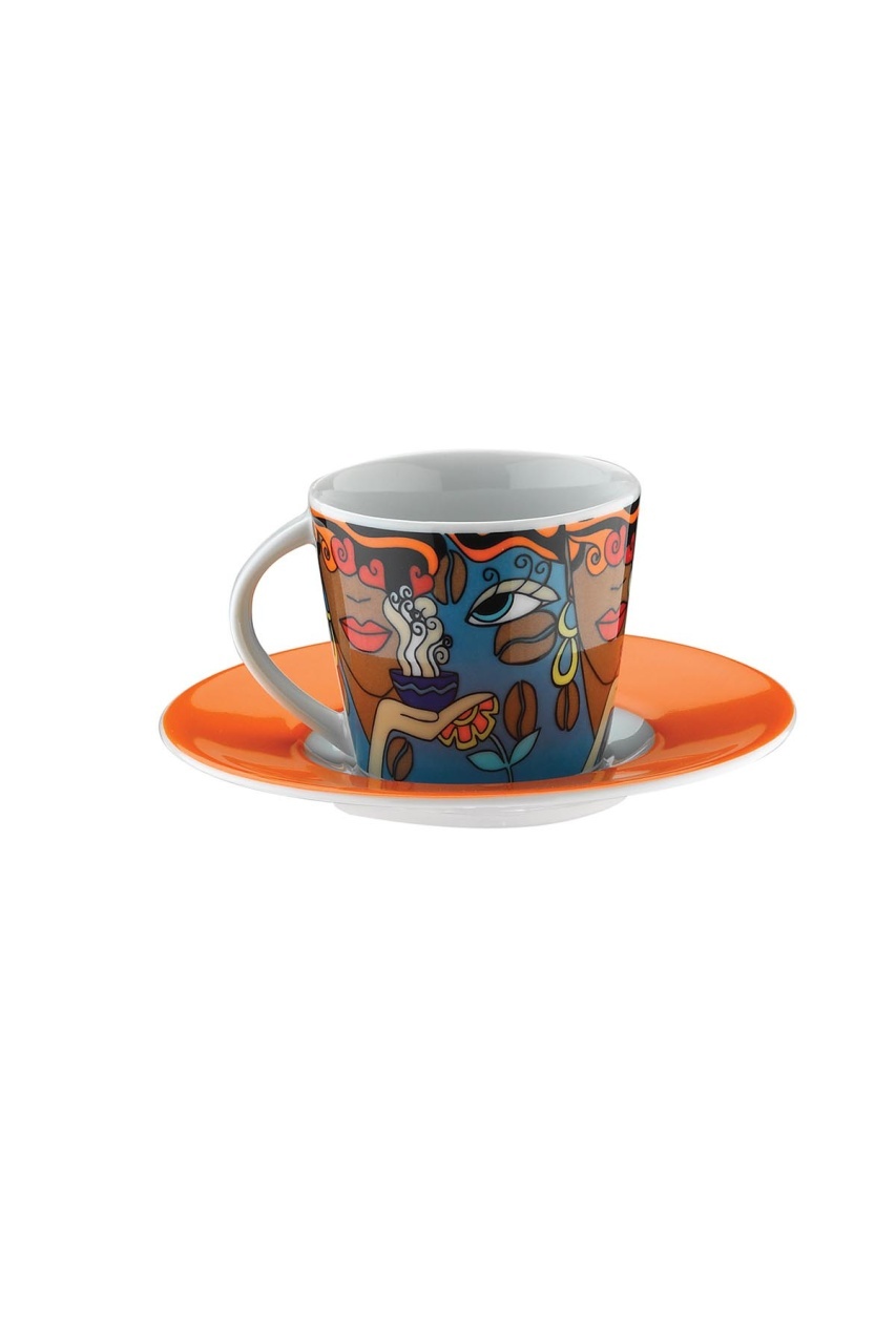 Set cești de cafea, 12 bucati Serenia Multicolor 6x8x6 cm - 2 | YEO