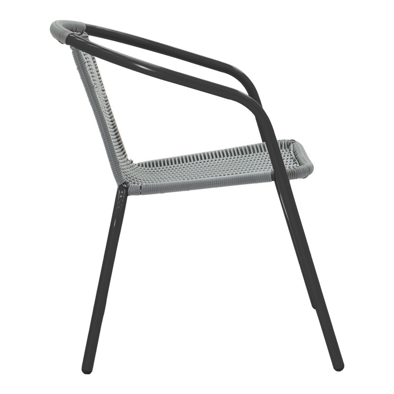 Set masă și scaune de exterior, 3 Piese, Model , Negru - 3 | YEO