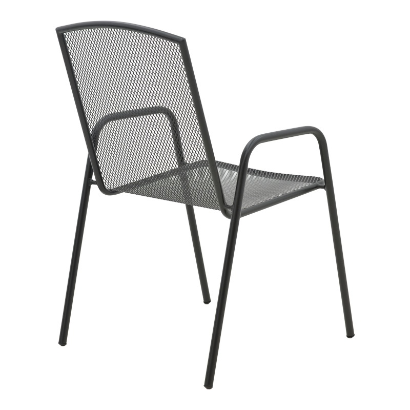 Set masă și scaune de exterior, 3 Piese, Model Vergo-Pomedon, Negru - 2 | YEO