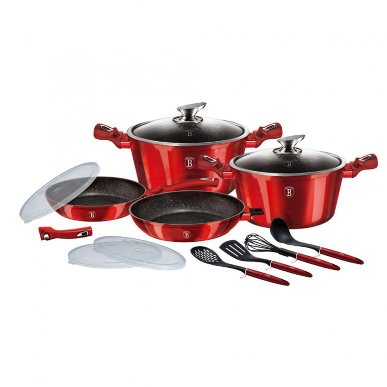 Set pentru Gatit, 13 Piese, Maner Detasabil BH/7057