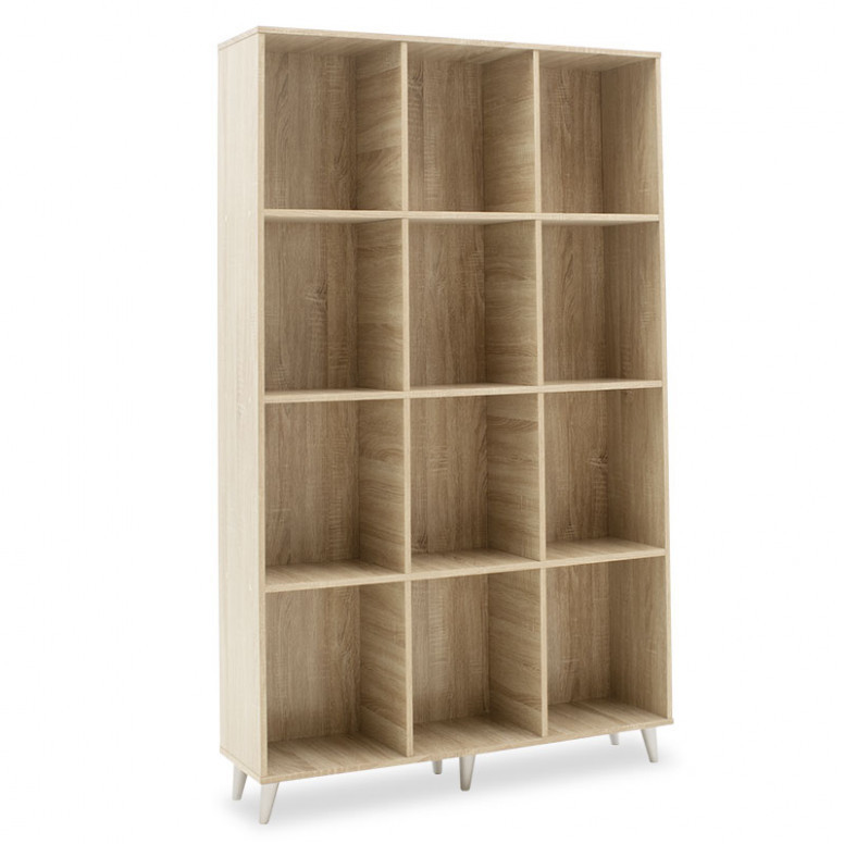 Biblioteca Pako World, Model Firenze, 107x28x28x178 cm, Stejar sonoma