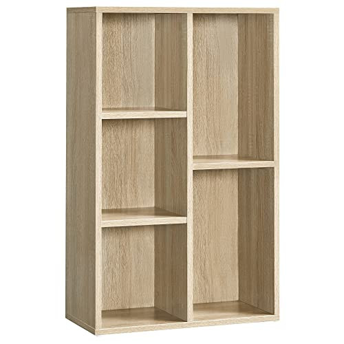 Biblioteca Vasagle, Model Sonny, 80x50x24 cm, Natur - 1 | YEO