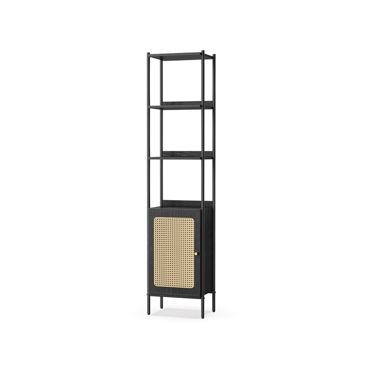 Biblioteca Vasagle Negru 40x30x174.7 cm - 1 | YEO