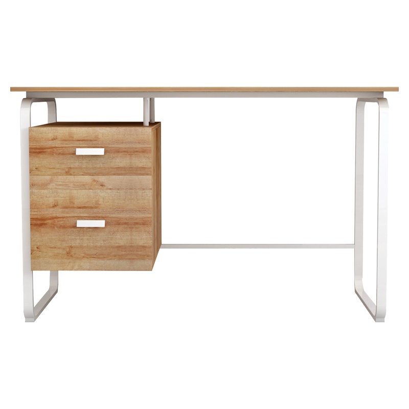 Birou cu sertare Model Clarity, Alb, 120x60x75 cm - 1 | YEO
