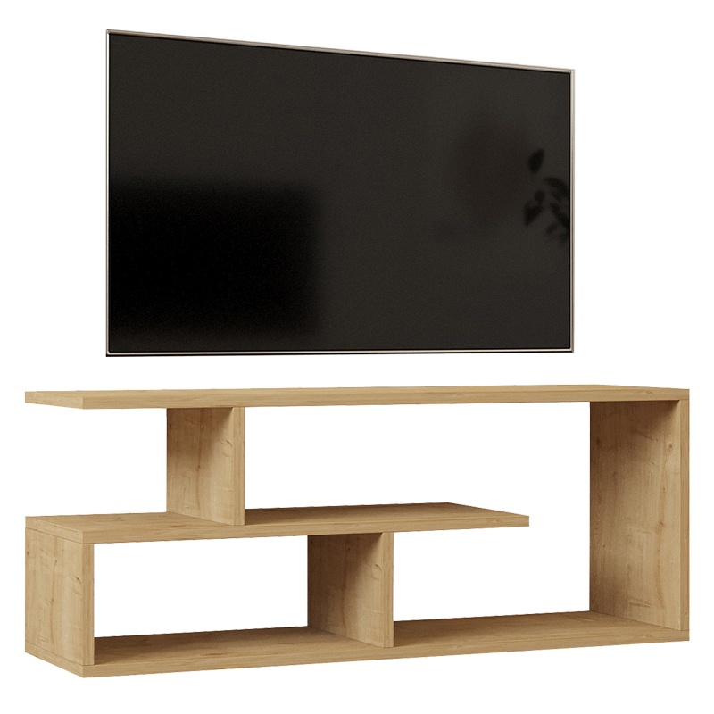 Comodă TV Model Waldo, Natur, 100x29.5x40 cm