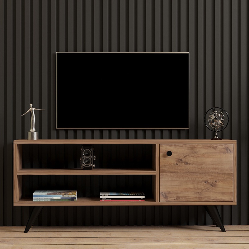 Comodă TV Model Wison, Stejar sonoma, 120x29x50 cm - 3 | YEO