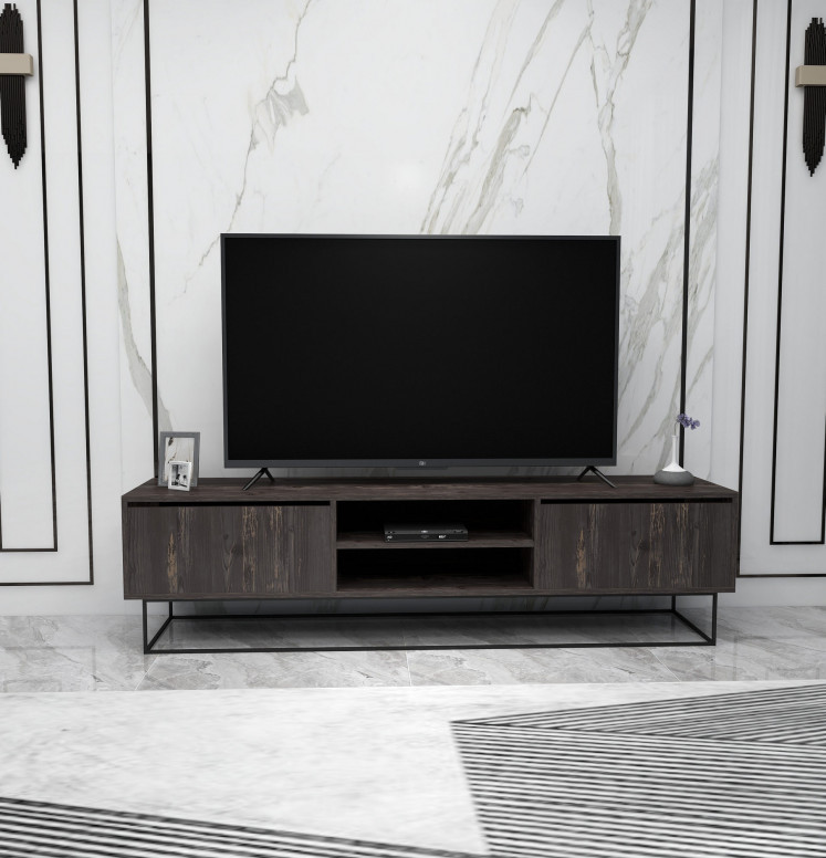 Comoda TV Salvador, Model Escape, 180x50x40 cm, Rebab