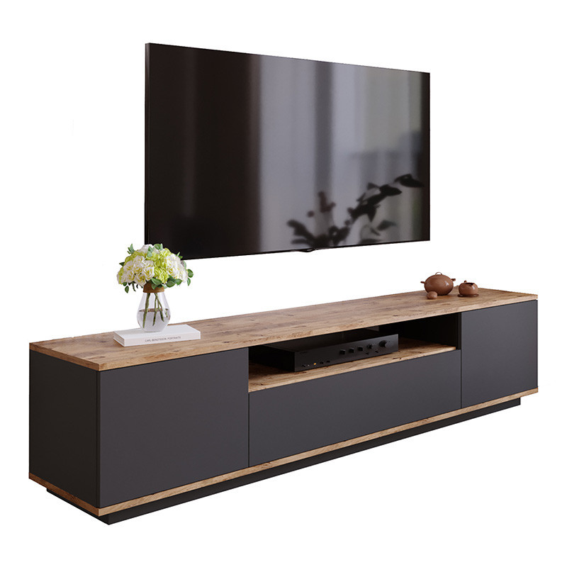 Comoda TV Soren sonoma - antracit 180x44.5x44.6cm