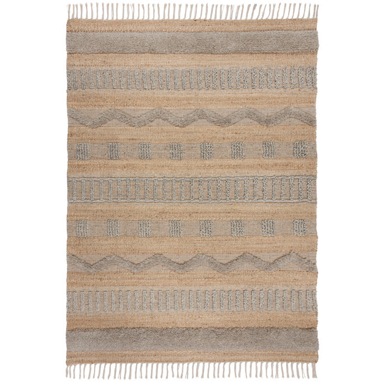 Covor Medina Jute Natural/Gri 120X170 cm, Flair Rugs - 1 | YEO