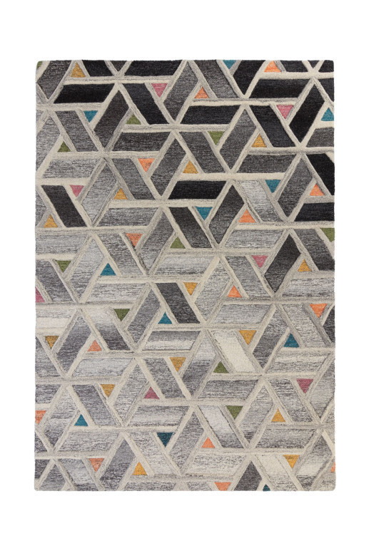 Covor River Gri/Multicolor 120X170 cm, Flair Rugs - 1 | YEO