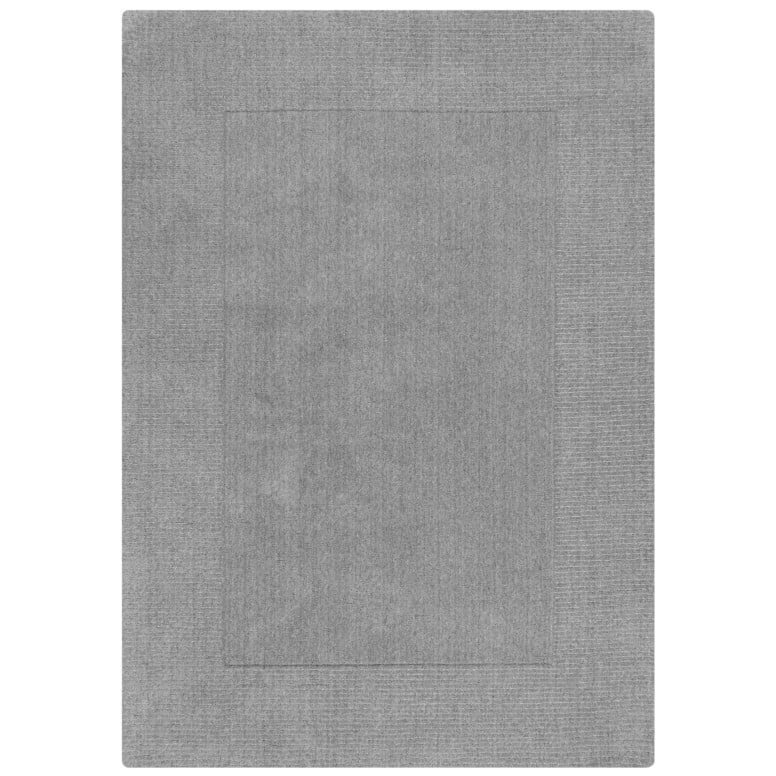 Covor Textured Wool Border GREY MARL 120X170 cm, Flair Rugs - 1 | YEO