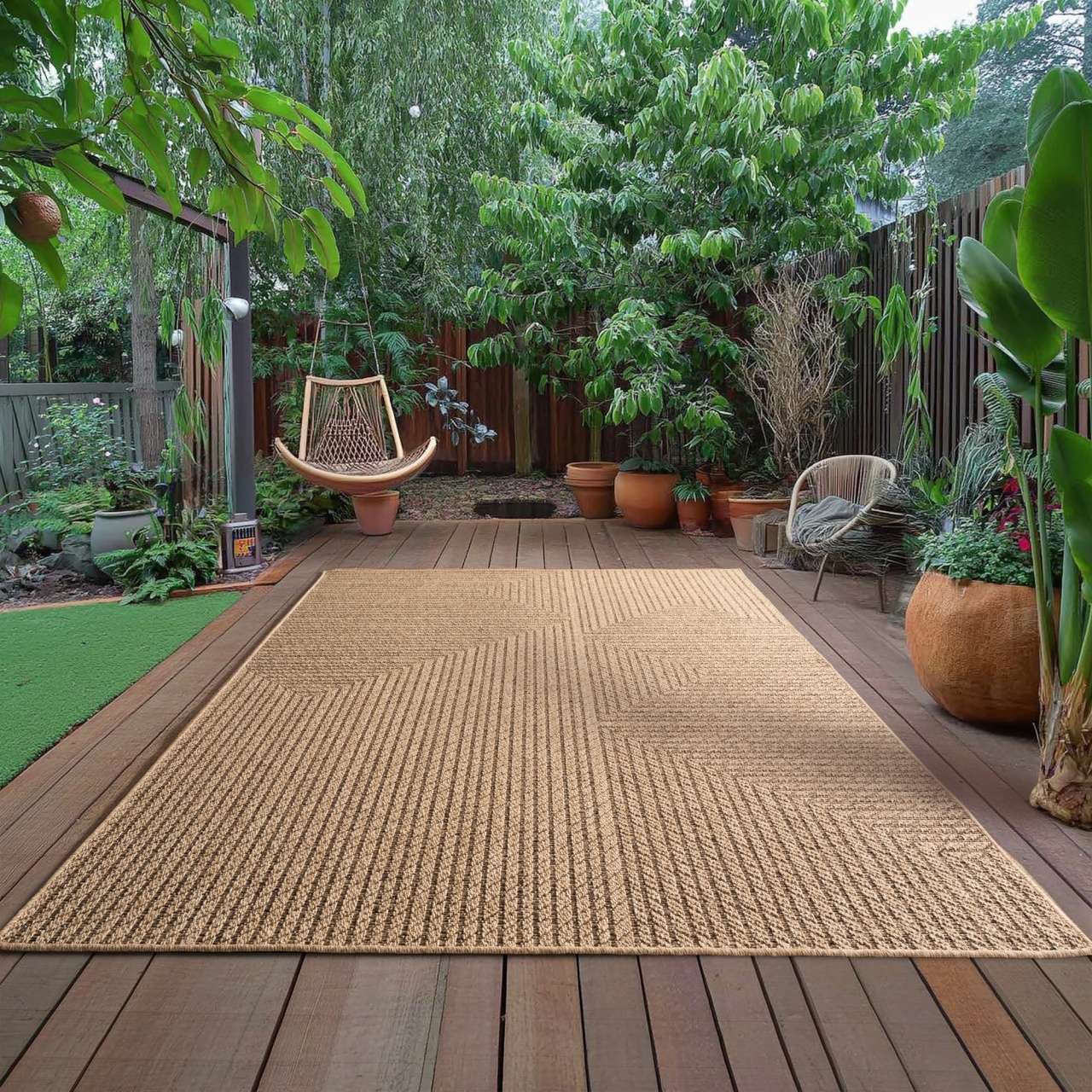 Covor Timber V4 Bej, 280 x 370cm