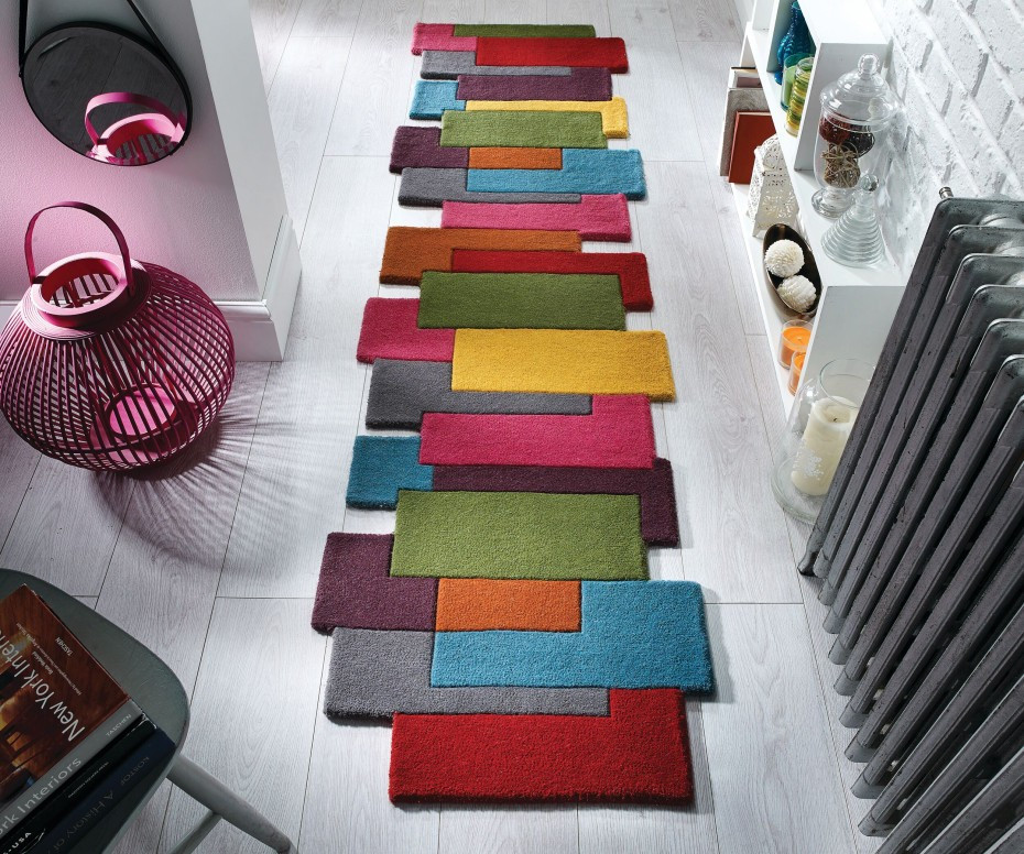 Covor traversă Collage Multicolor 66X300 cm, Flair Rugs