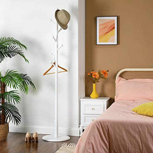 Cuier tip pom Model Kane, Alb, 38x38x175 cm - 2 | YEO