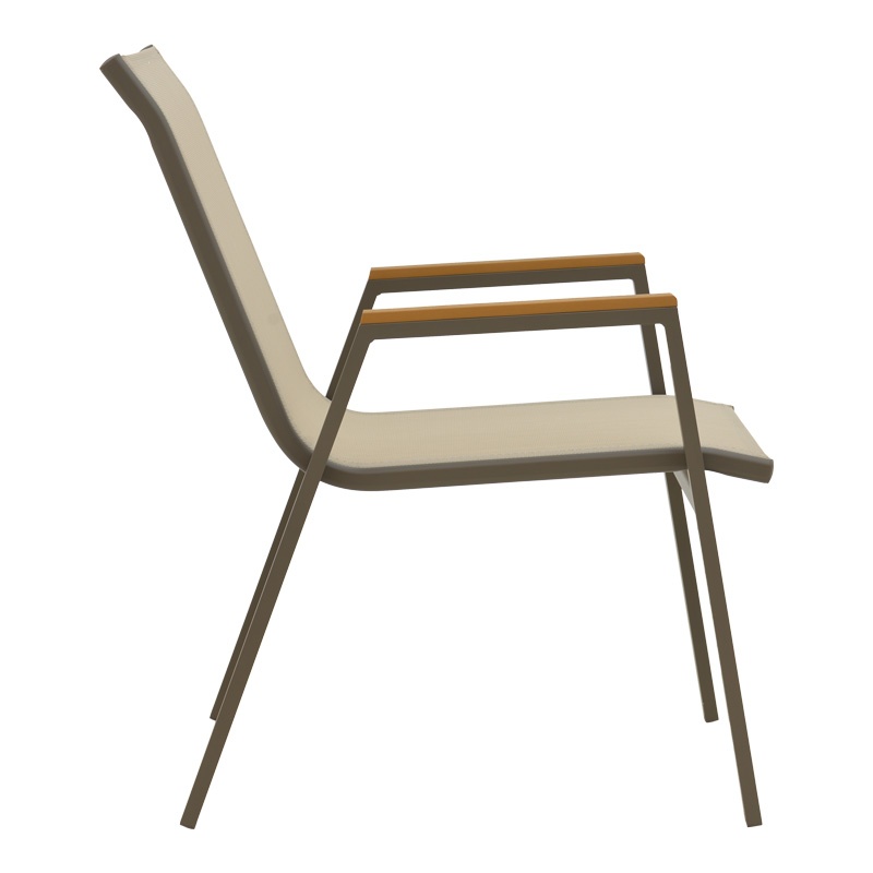Fotoliu de grădină Model Azelie, Gri, 56x75x88 cm - 2 | YEO