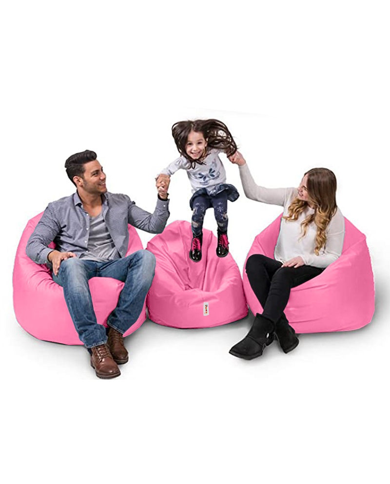 Fotoliu de grădină tip Bean Bag Model Iyzi 100, Roz - 4 | YEO