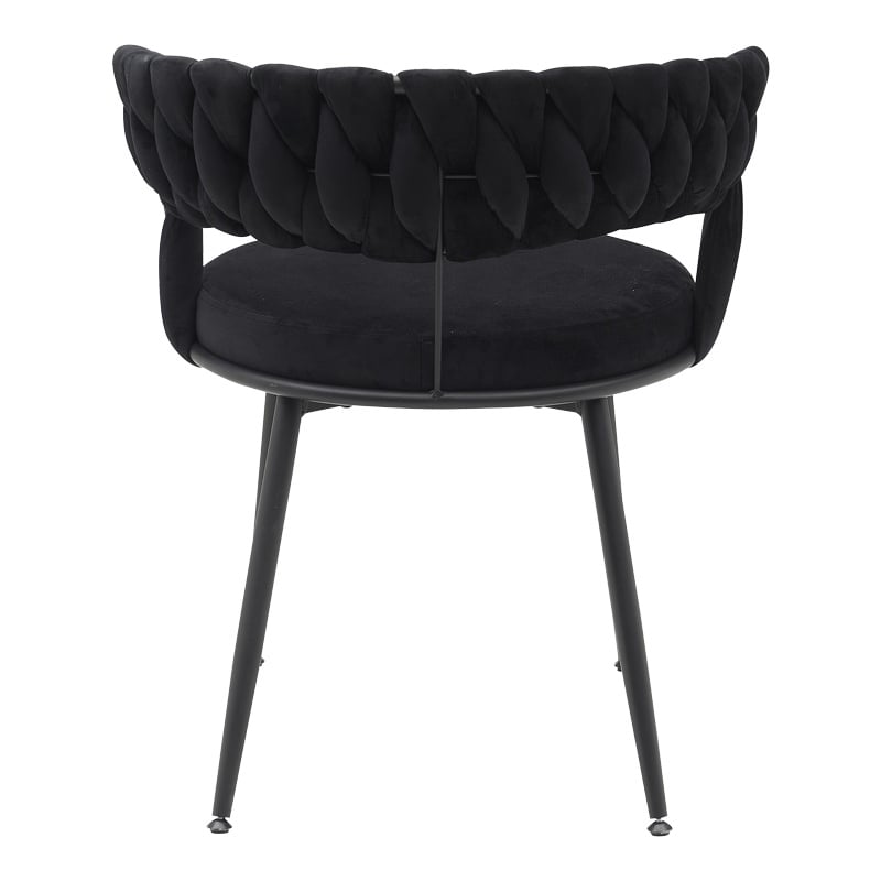 Fotoliu Model Alkia, Negru, 60x57x68 cm - 4 | YEO