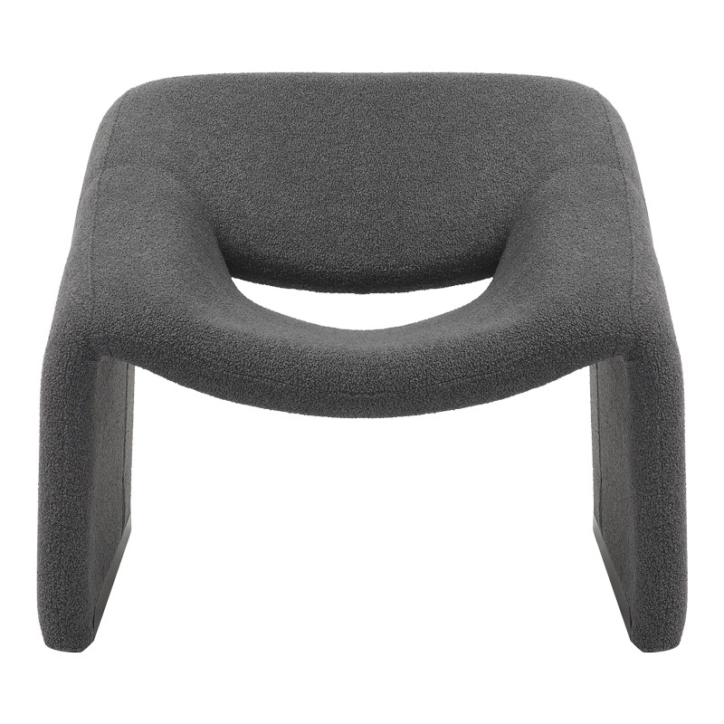 Fotoliu Model Clous, Gri grafit, 86x77x73.5 cm - 4 | YEO