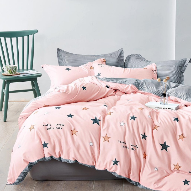 Lenjerie Bumbac Satinat 4 Piese Kalinor