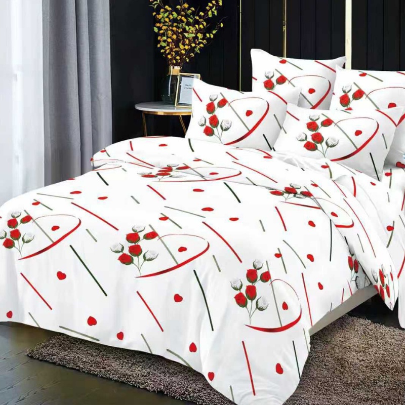 Lenjerie cu elastic 180x200cm, Aurelia, 4 Piese