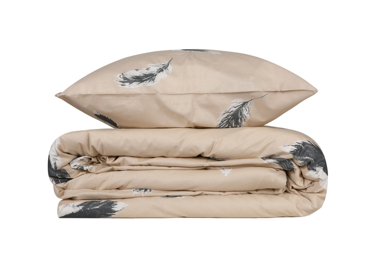 Lenjerie de pat 1 Persoana Model Feather - 2 | YEO
