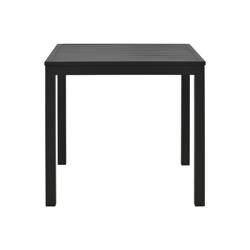 Masă de exterior din aluminiu Model Kliton, Negru, 45x45x41 cm - 1 | YEO