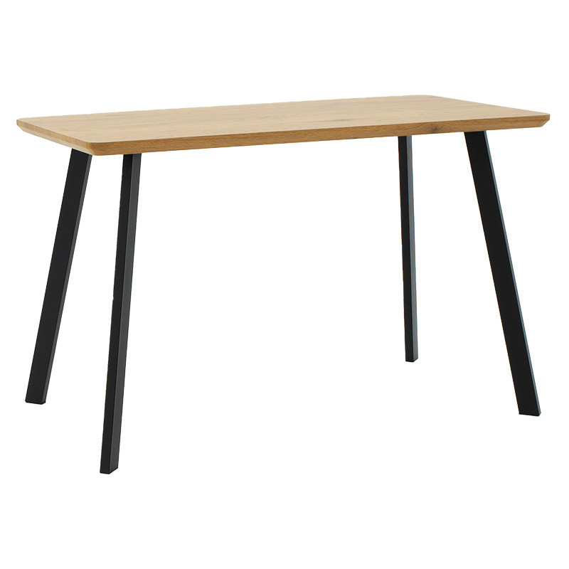 Masa Model Kalel, 120x60x75 cm, Stejar sonoma/Negru