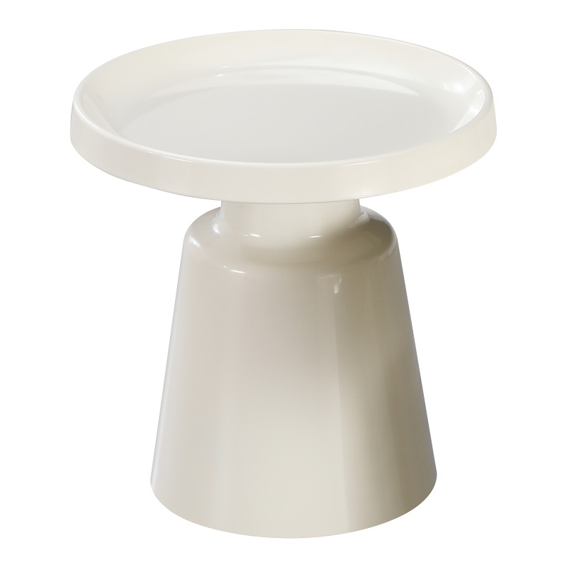 Masuta de Cafea Model Ginoze, Alb, D50x48.5 cm - 1 | YEO
