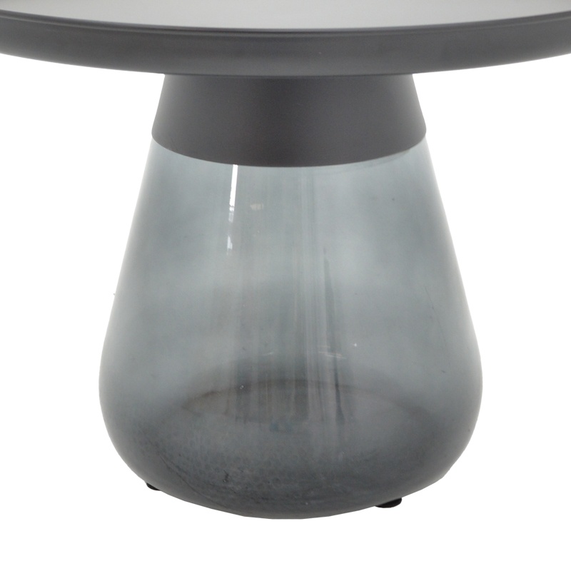 Masuta de Cafea Model Kunlo, Negru, D60x42 cm - 2 | YEO
