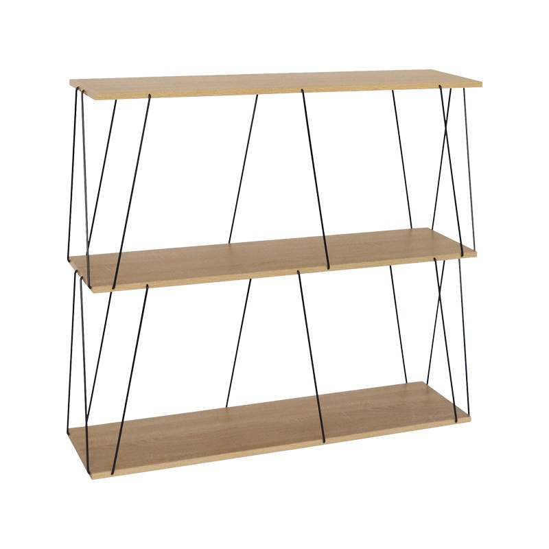 Masuta de Cafea Model Tars, Stejar/Negru, 80x30x69.2 cm