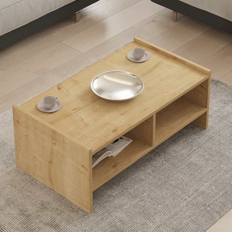Masuta de Cafea Model Tiena, Stejar, 90x50x35 cm - 2 | YEO