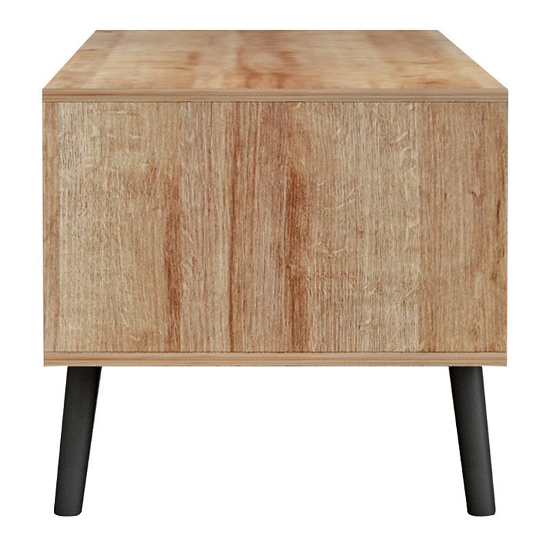 Masuta de Cafea Model Veronica, 100x60x45 cm, Natural/Gri Inchis - 5