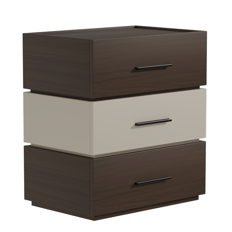 Noptiera Model Sonlen, Nuc/Bej, 60x40x66 cm - 3 | YEO