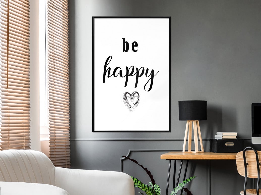 Poster - Don\'t Worry, cu Ramă neagră, 40x60 cm - 1 | YEO