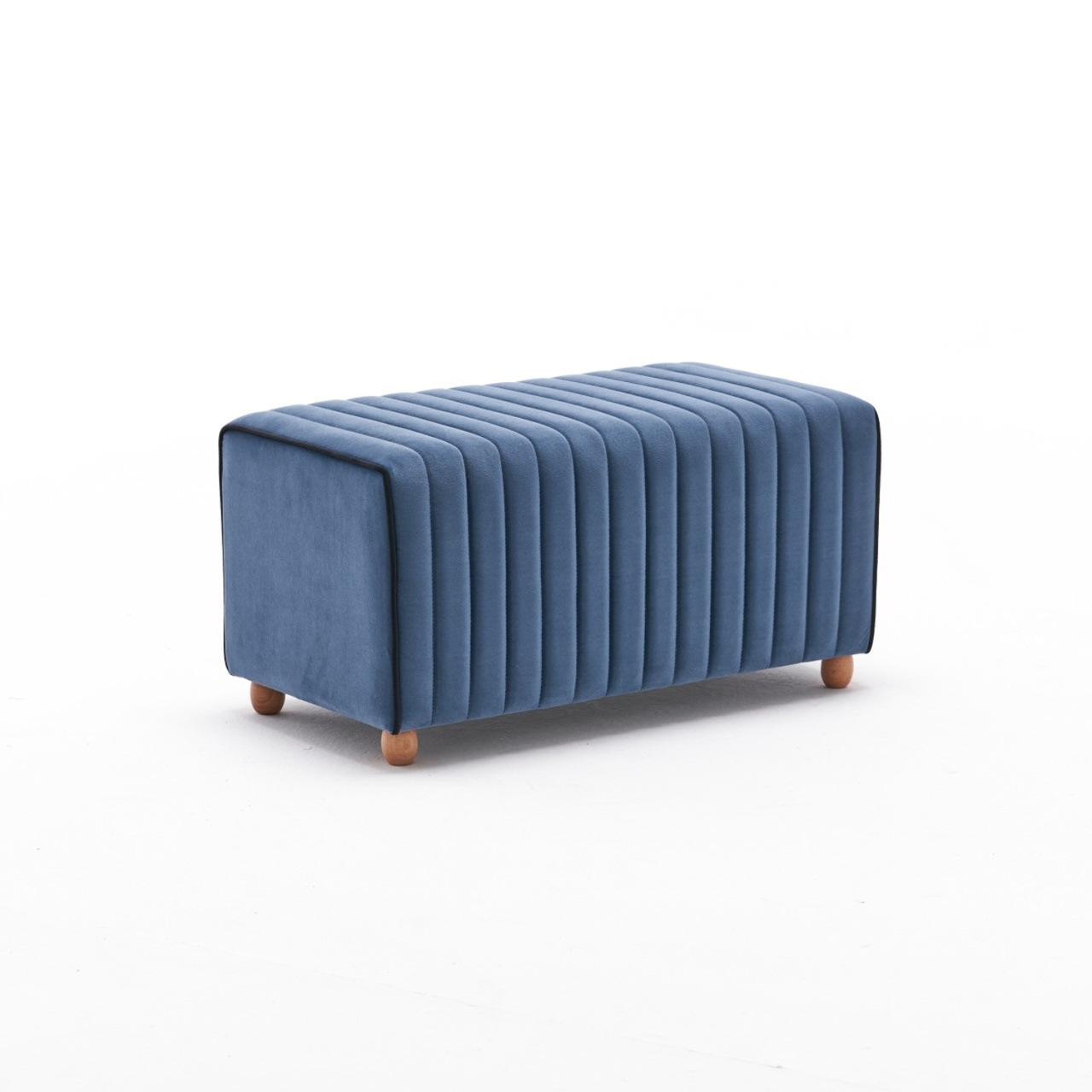 Pouffe Model Mabel, Albastru - 4 | YEO