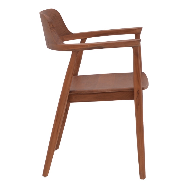 Scaun cu Brate Model Jambene, Nuc, 57x54x79 cm - 2 | YEO