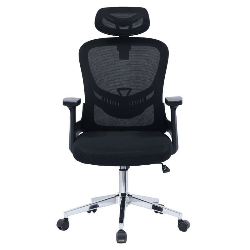Scaun de birou manager Ignatius plasa negru - 3 | YEO