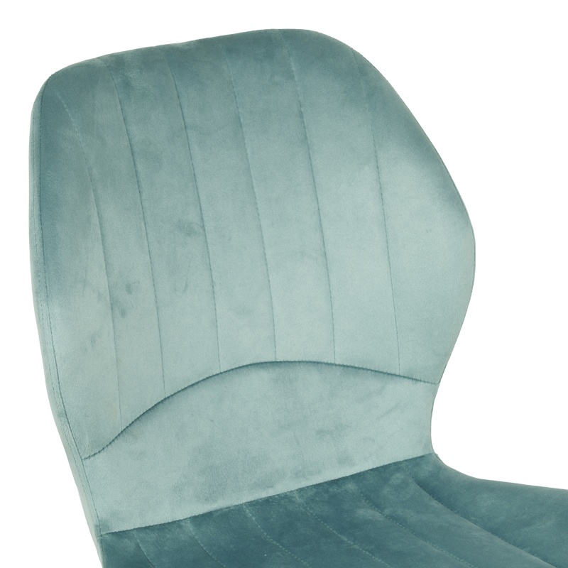 Scaun Jelour, verde fistic/negru, 46.5x60x84 cm - 5