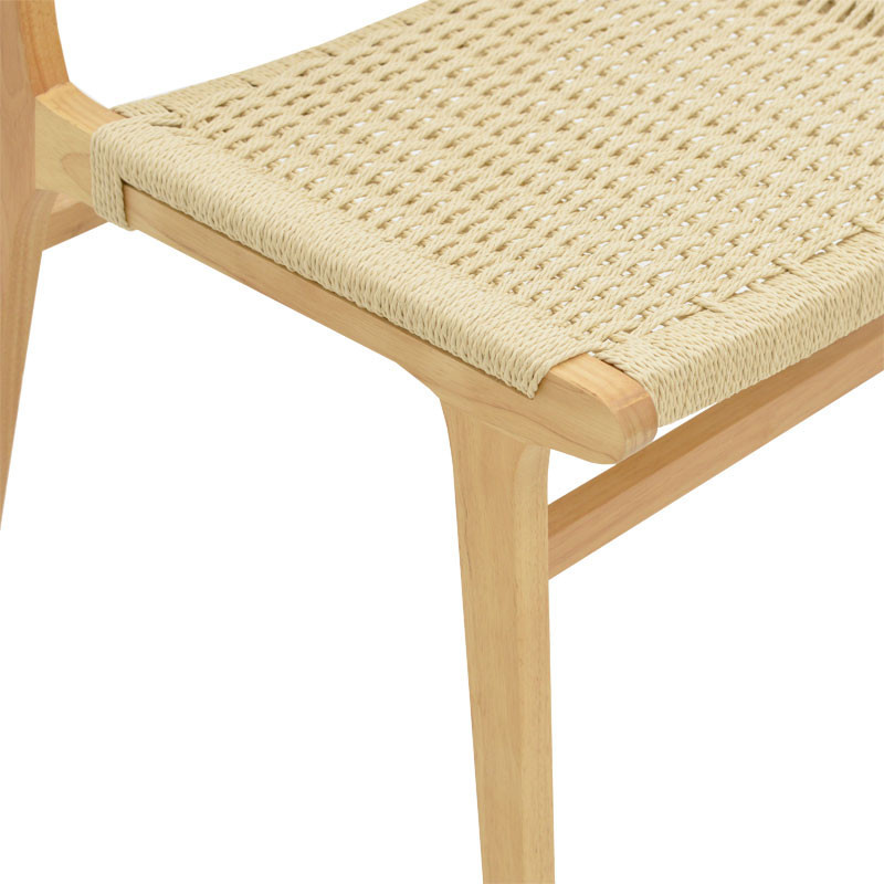 Scaun Model Julien, Natur, 61x54x85 cm - 4 | YEO