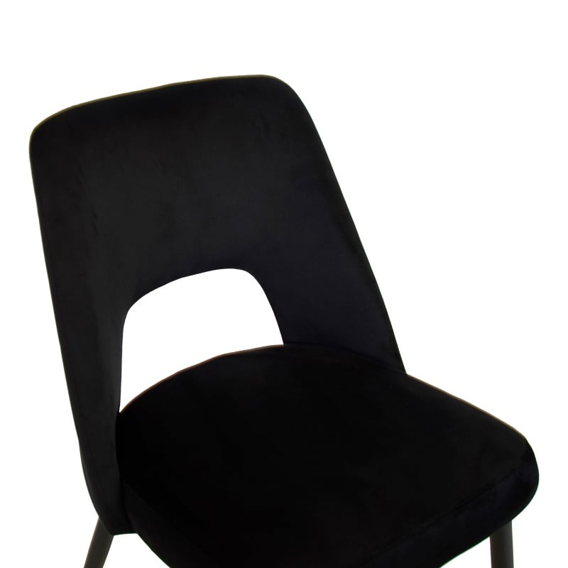 Scaun Model Murde, Negru, 48.5x61x89 cm - 4 | YEO