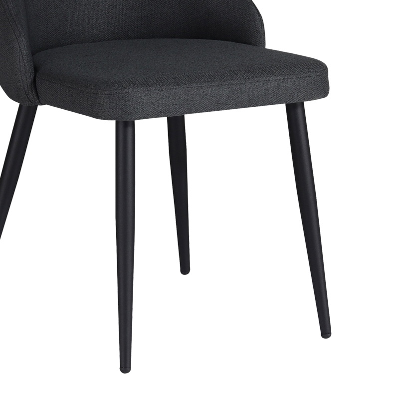Scaun Model Remis, Antracit/Negru, 49x61x91 cm - 3 | YEO