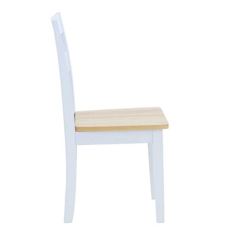 Scaun Model York, Alb/Natur, 39.5x47.5x89 cm - 2 | YEO