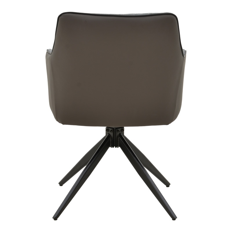 Scaun Rotativ Model Debra, Gri/Negru , 60x64x83 cm - 4 | YEO