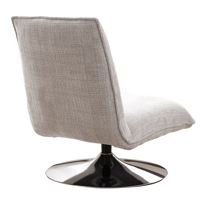 Scaun Rotativ Model Remona, Crem, 100x100x75 cm - 2 | YEO